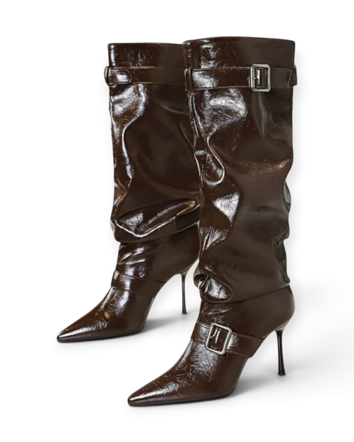 Bottes Valentina LUDOVISI – talon aiguille et boucles