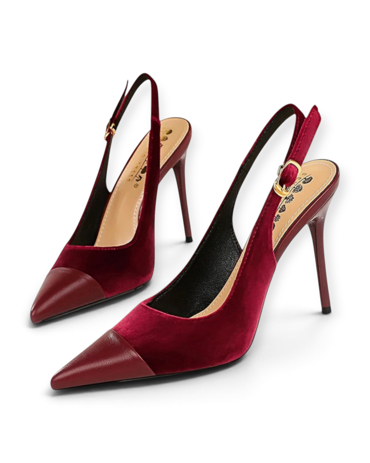 Escarpins Isolde LUDOVISI – profil bordeaux
