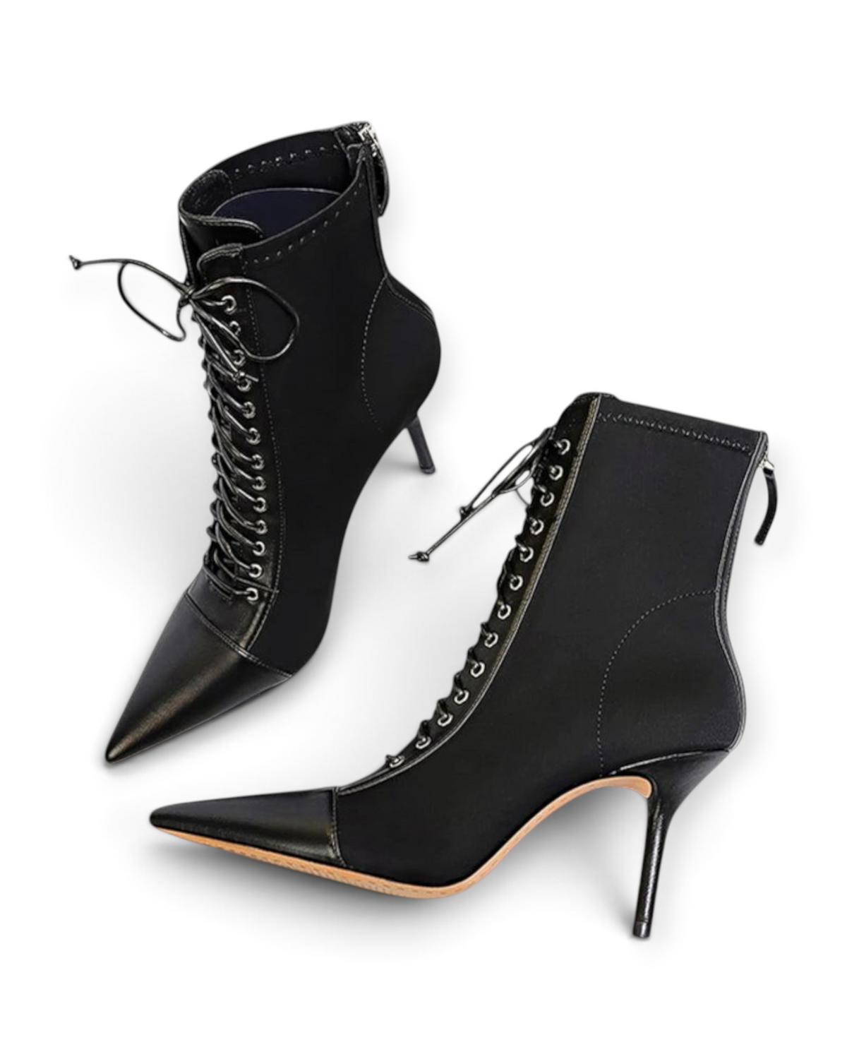 Bottines Cassia LUDOVISI – talon aiguille et lacets
