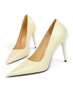 Escarpins Carmin LUDOVISI – détail beige verni
