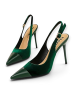 Escarpins Isolde LUDOVISI – vert émeraude