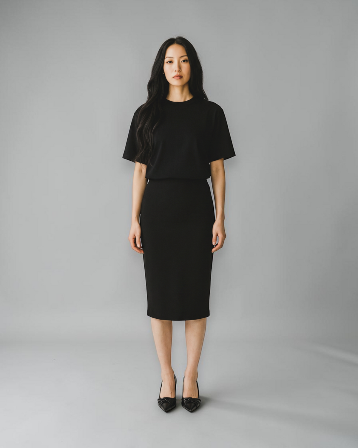 Escarpins Ruban Couture LUDOVISI – vue portée