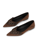 Ballerines Flora LUDOVISI – marron