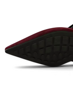 Ballerines Céleste LUDOVISI – bride bordeaux