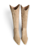 Bottes Elara LUDOVISI – vue latérale beige