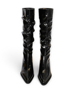 Bottes Ravenna LUDOVISI – effet drapé noir