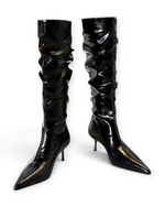 Bottes Vesper LUDOVISI – profil noir verni