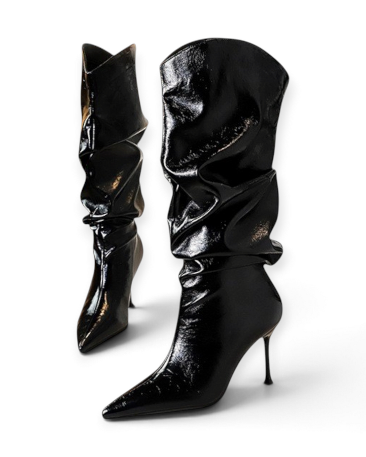 Bottes Sienna LUDOVISI – talon aiguille noir