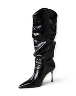 Bottes Sienna LUDOVISI – vue latérale noire