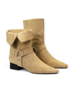 Bottes Dakota LUDOVISI – vue latérale beige