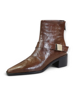 Bottines Margot LUDOVISI – détail boucle marron