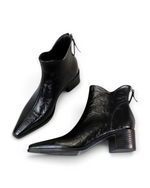 Bottines Odette LUDOVISI – bout pointu noir