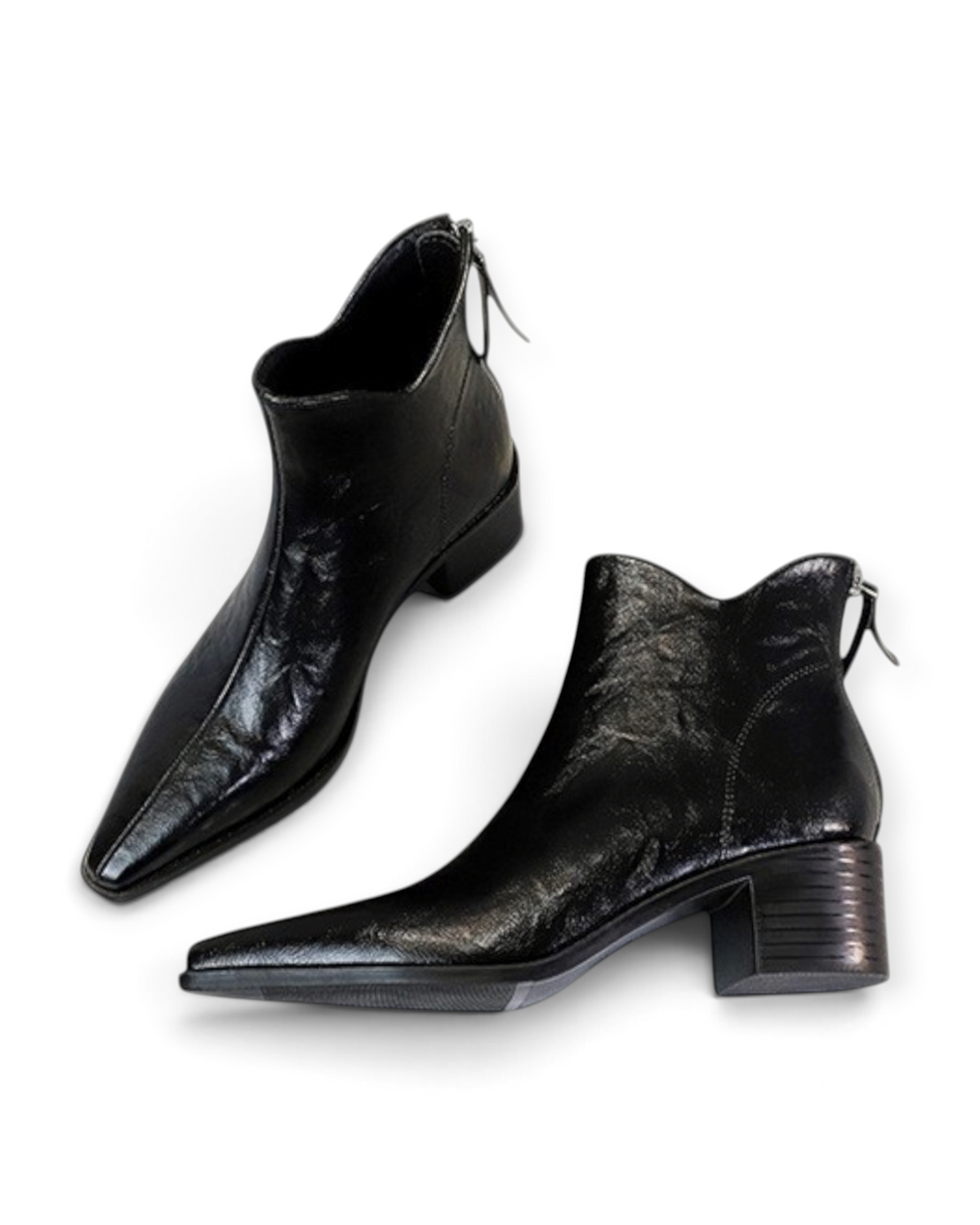 Bottines Odette LUDOVISI – bout pointu noir