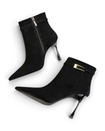 Bottines Bianca LUDOVISI – vue latérale noire