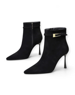 Bottines Bianca LUDOVISI – détail boucle noire
