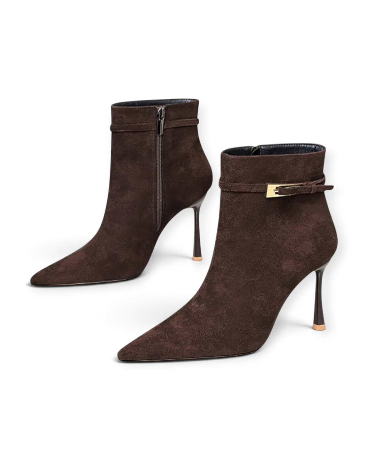 Bottines Bianca LUDOVISI – détail bride marron