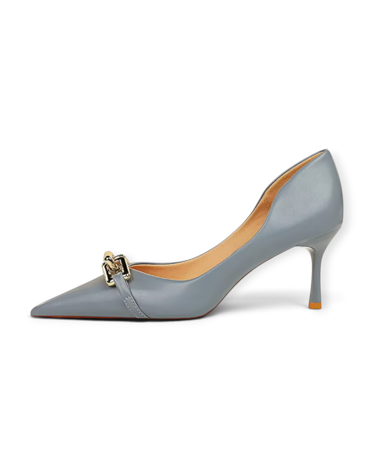 Escarpins Bouton d’Or LUDOVISI – bleu gris