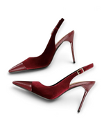 Escarpins Isolde LUDOVISI – bride bordeaux