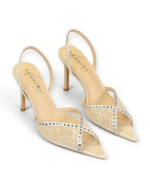 Escarpins Voile LUDOVISI – détail produit beige