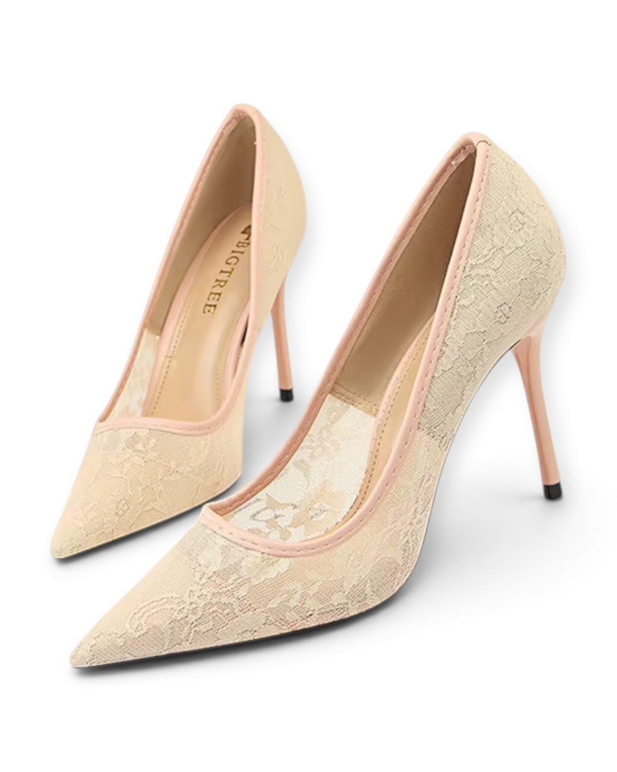 Escarpins Dahlia LUDOVISI – talon aiguille beige