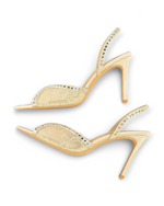 Escarpins Voile LUDOVISI – dentelle beige