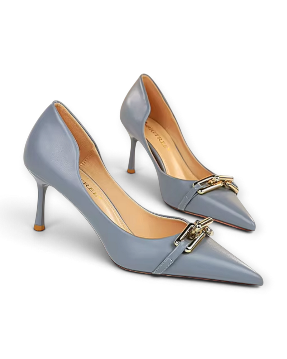 Escarpins Bouton d’Or LUDOVISI – profil gris