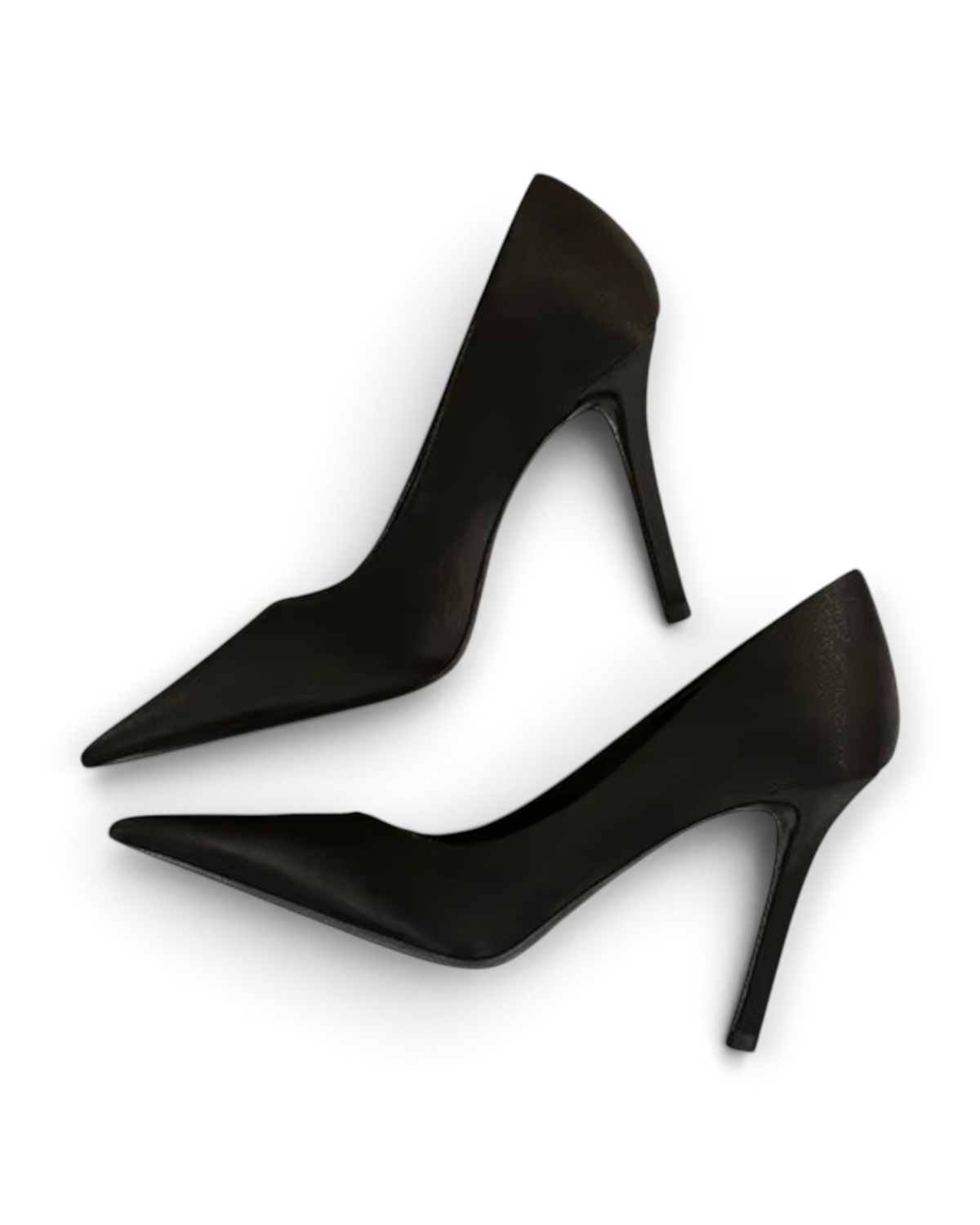 Escarpins Soie d’Orient LUDOVISI – bout pointu noir