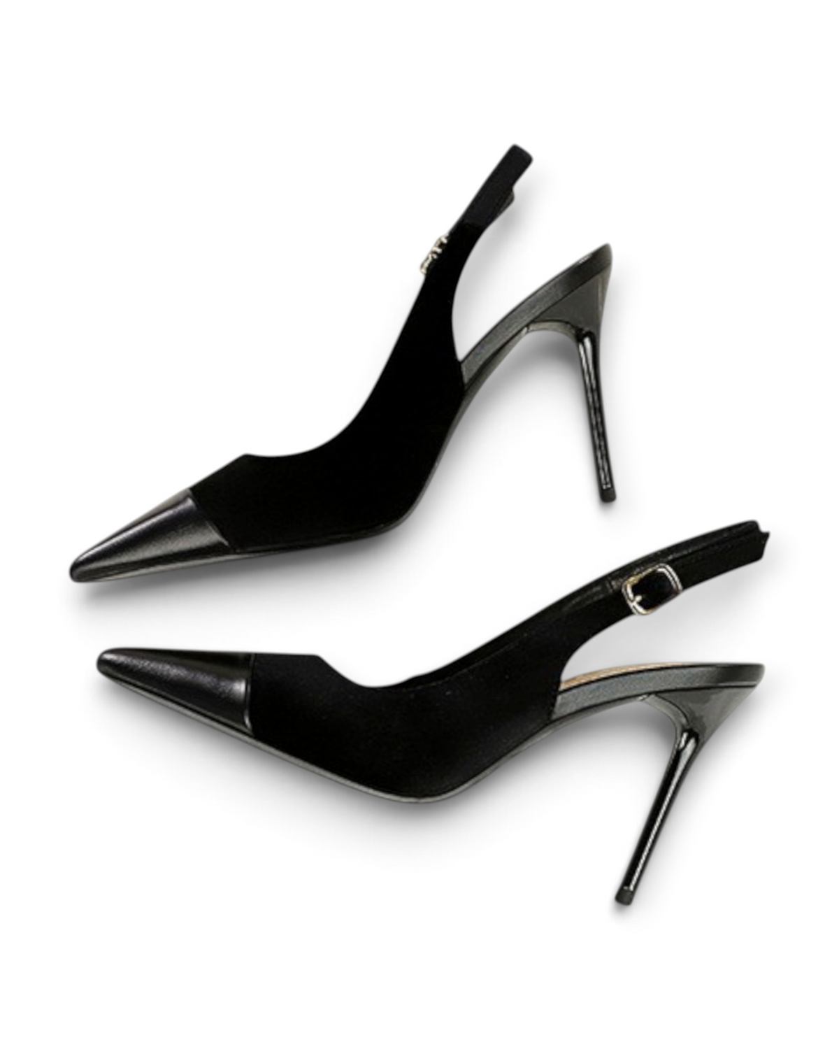Escarpins Isolde LUDOVISI – vue latérale noire