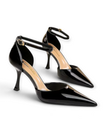 Escarpins Vernis LUDOVISI – bride noire