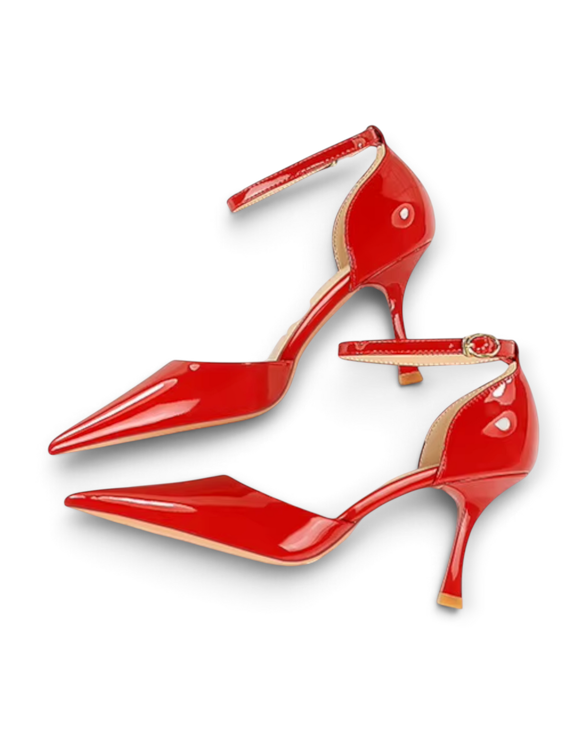 Escarpins Vernis LUDOVISI – détail rouge