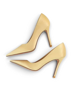 Escarpins Soie d’Orient LUDOVISI – talon aiguille beige