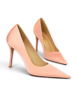 Escarpins Soie d’Orient LUDOVISI – rose poudré
