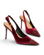 Escarpins Isolde LUDOVISI – détail bordeaux
