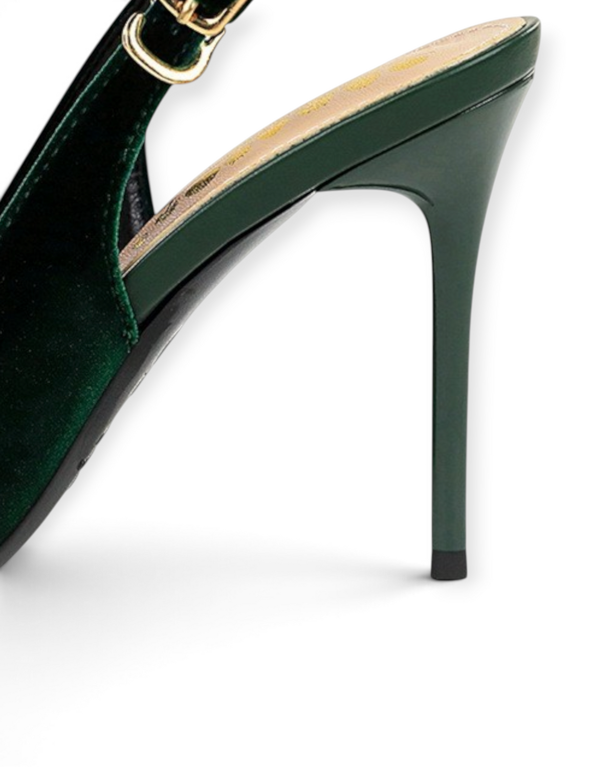 Escarpins Isolde LUDOVISI – bride verte