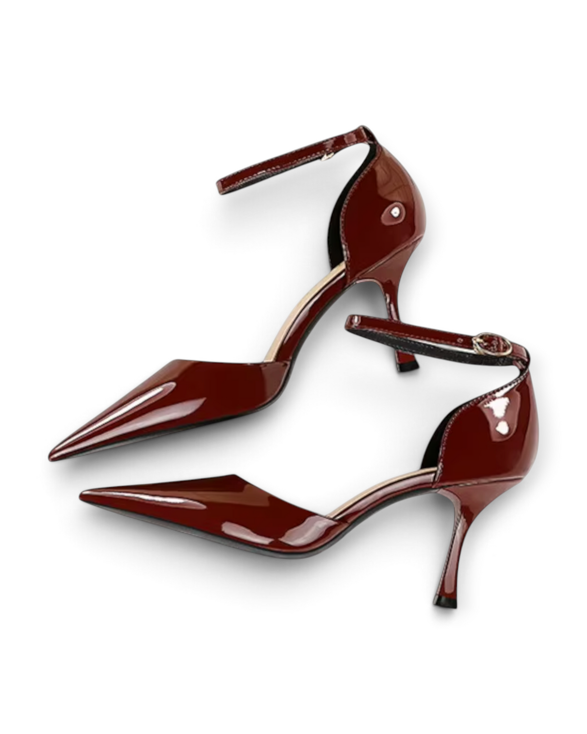 Escarpins Vernis LUDOVISI – bride bordeaux
