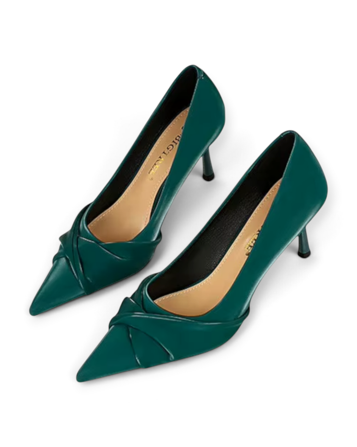 Escarpins Ruban Couture LUDOVISI – vert émeraude