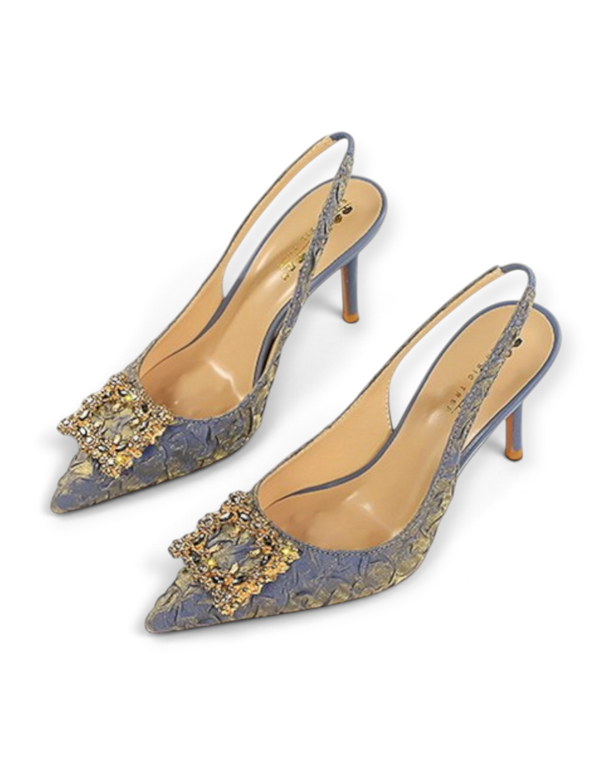 Sandales Nuit Solaire LUDOVISI – cristaux bleus