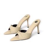 Sandales Drapées LUDOVISI – détail beige